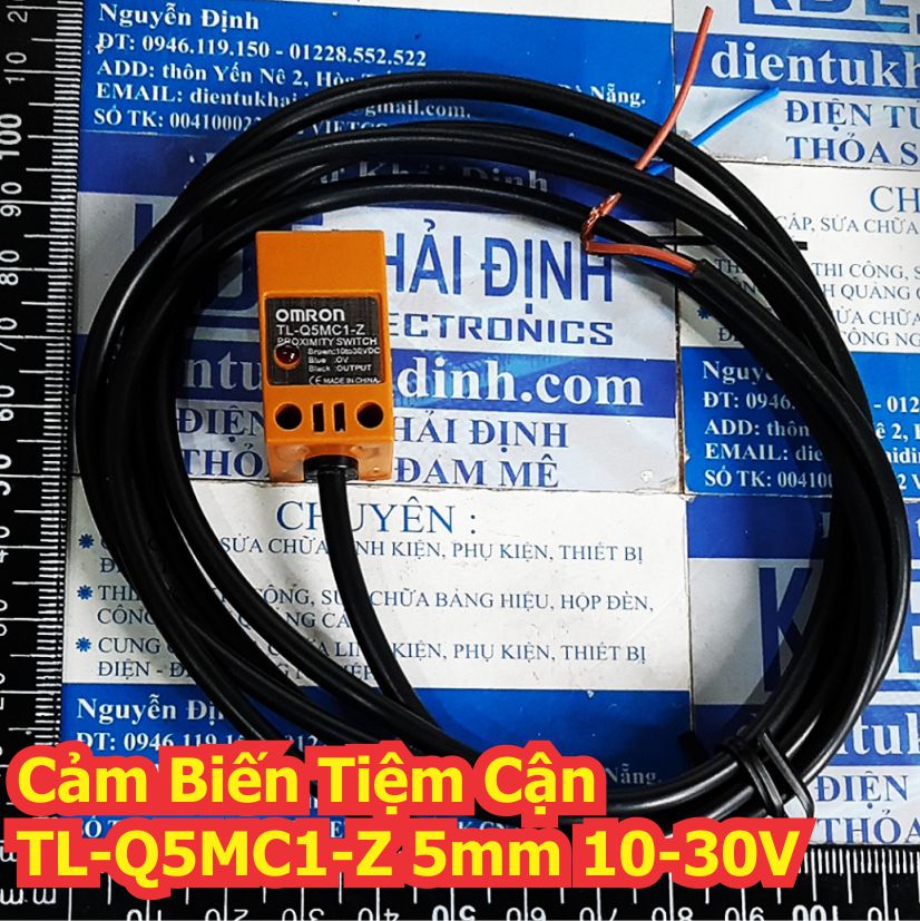 Cảm biến tiệm cận công tắc từ tl-q5mc1-z tl q5mc1 z 5mm 10-30vdc 3-wire out npn-trans hàng thường / tốtkde2350