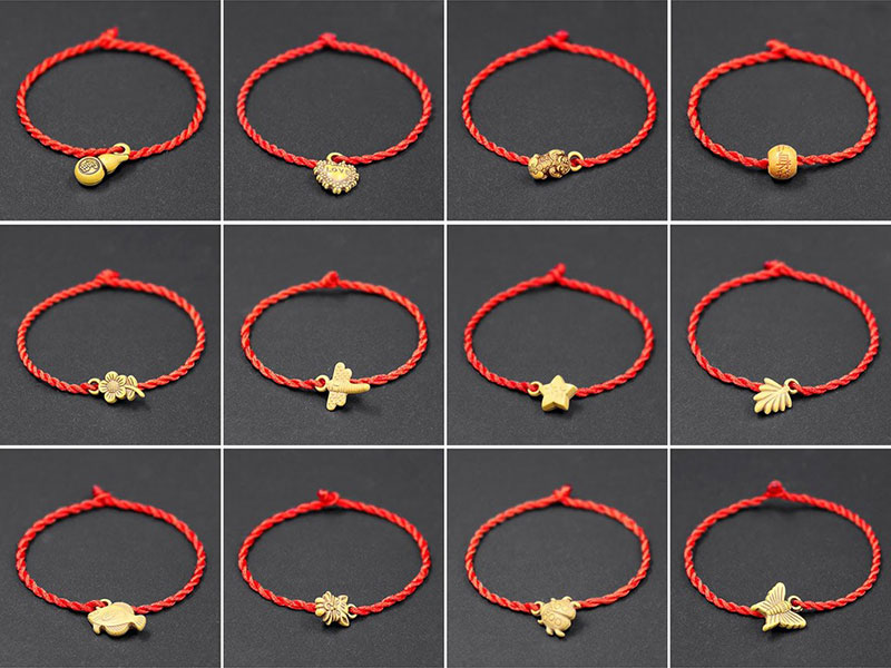 [HCM]Combo 12 Vòng tay chỉ đỏ may mắn - KAShop