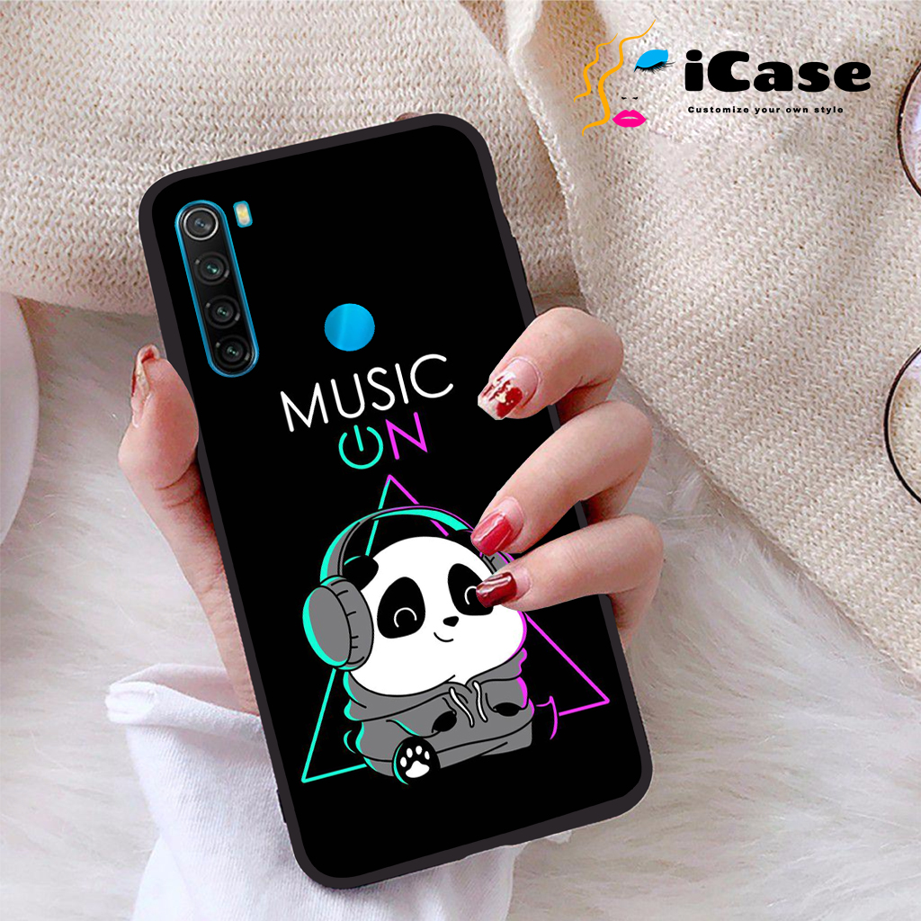 Ốp lưng Xiaomi Redmi Note 8 viền dẻo TPU BST Panda
