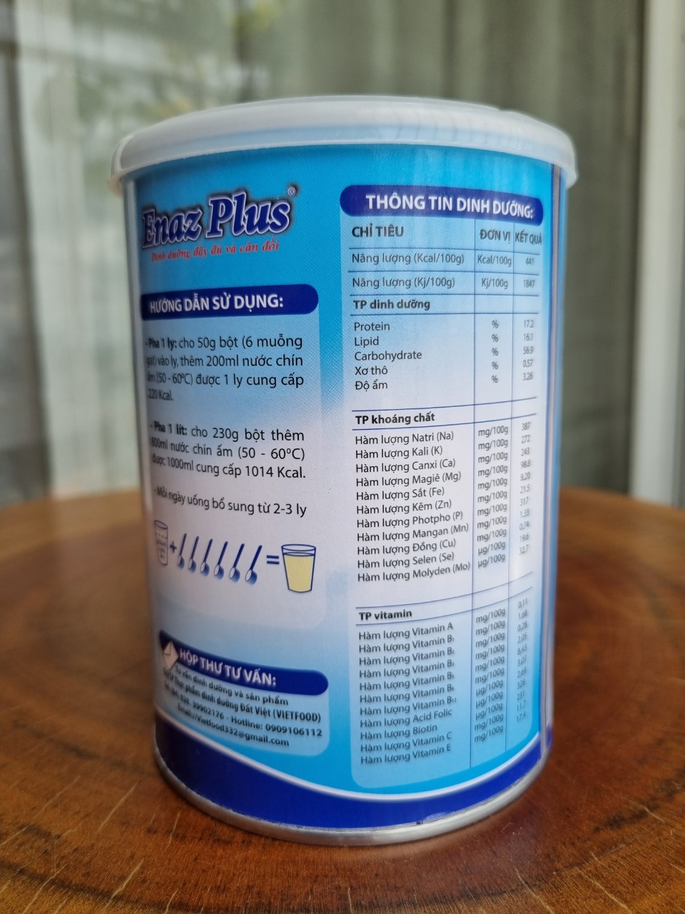 Thực phẩm bổ sung dinh dưỡng ENAZ PLUS (400g)