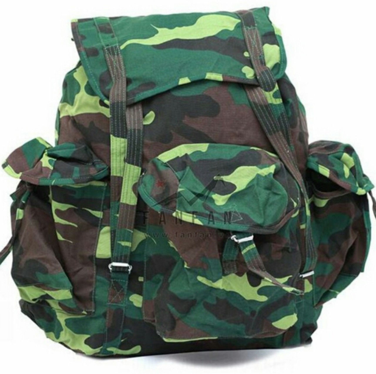 Ba Lô Rằn Ri Hàng Chuẩn Đi Rừng Đi Phượt, Vải Dày Cao Cấp