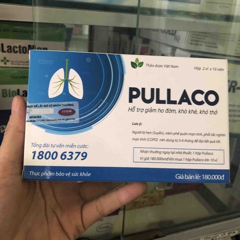 PULLACO - Hỗ Trợ Bổ Phế Giảm Ho Long Đờm (Hộp 20 viên)