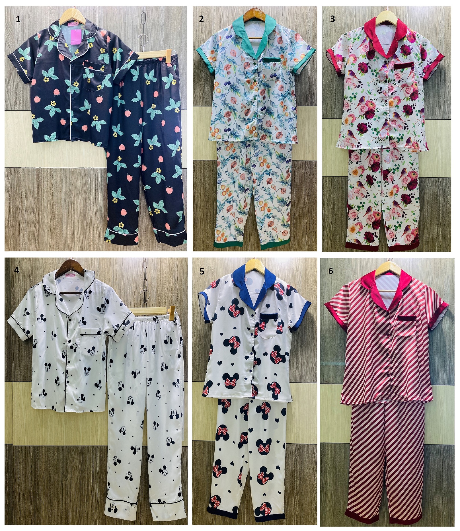 [HCM]Độ Bộ Lụa Tơ Tằm Tay Ngắn Quần Dài (40-60kg)