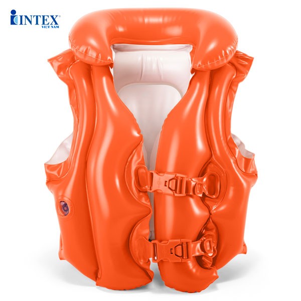 Áo phao bơi vàng - đỏ INTEX 58660/58671