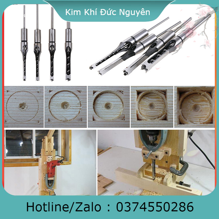 Mũi đục bái long dài - mũi đục mộng vuông, đục mộng gỗ cưc nhanh kimkhihanoi
