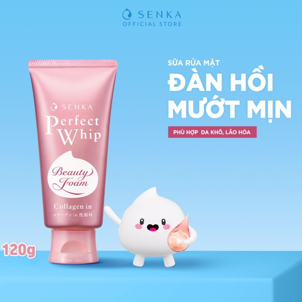 Sữa Rửa Mặt Shiseido Senka Perfect 120g