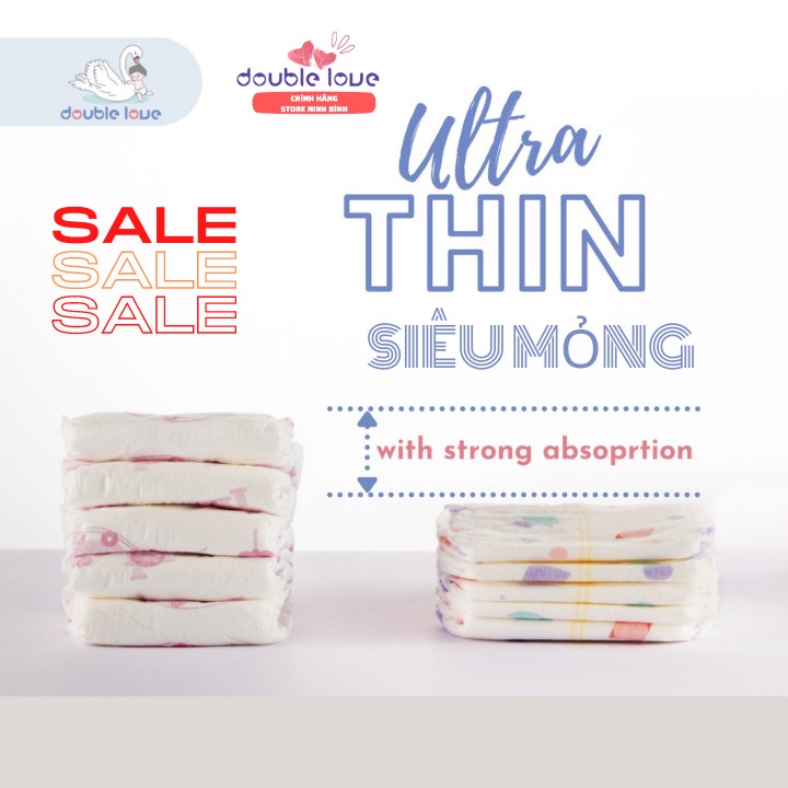 Bỉm quần Double Love size L (9-14kg) 50 miếng