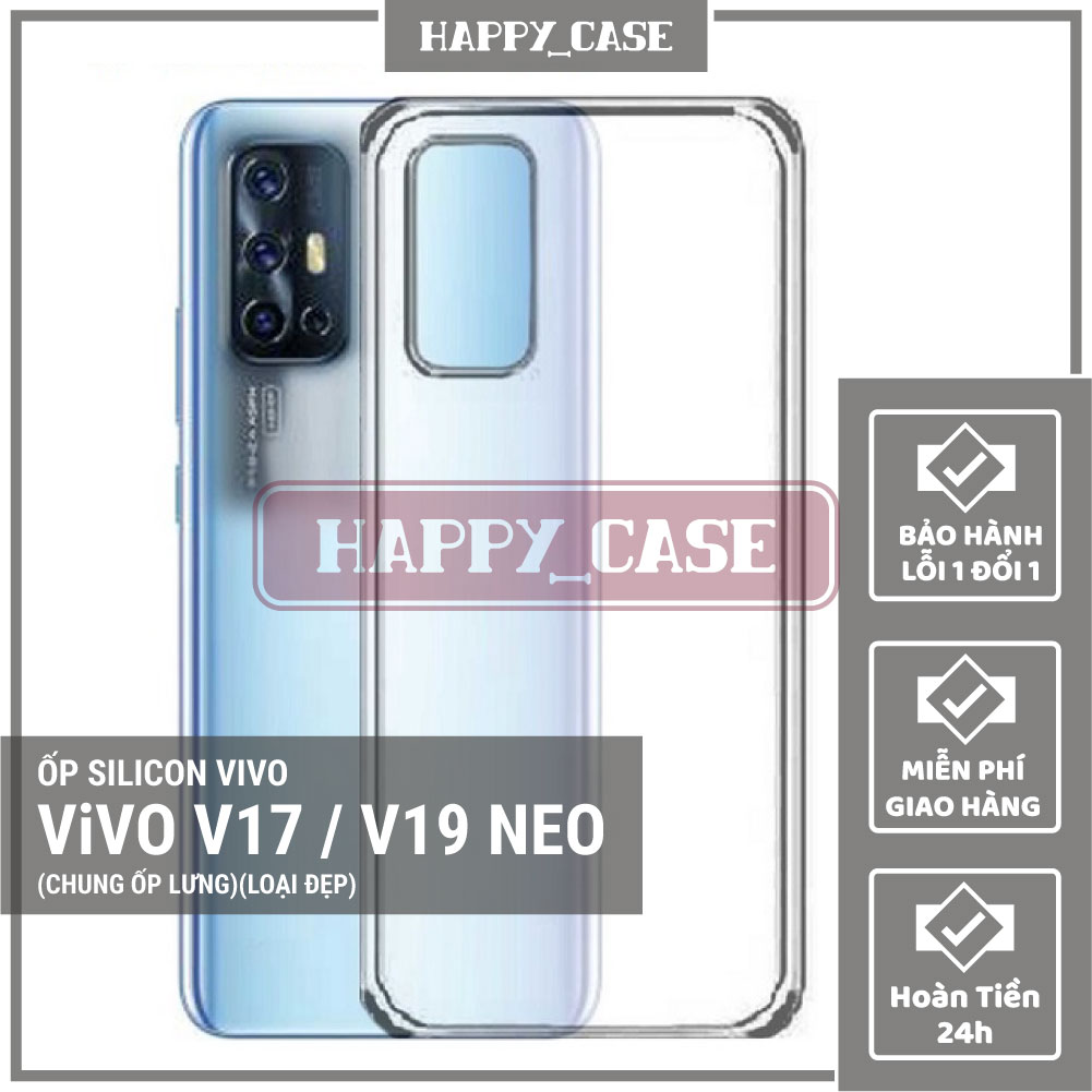 Ốp lưng điện thoại vivo v17 / vivo v19 neo thin transparent silicon