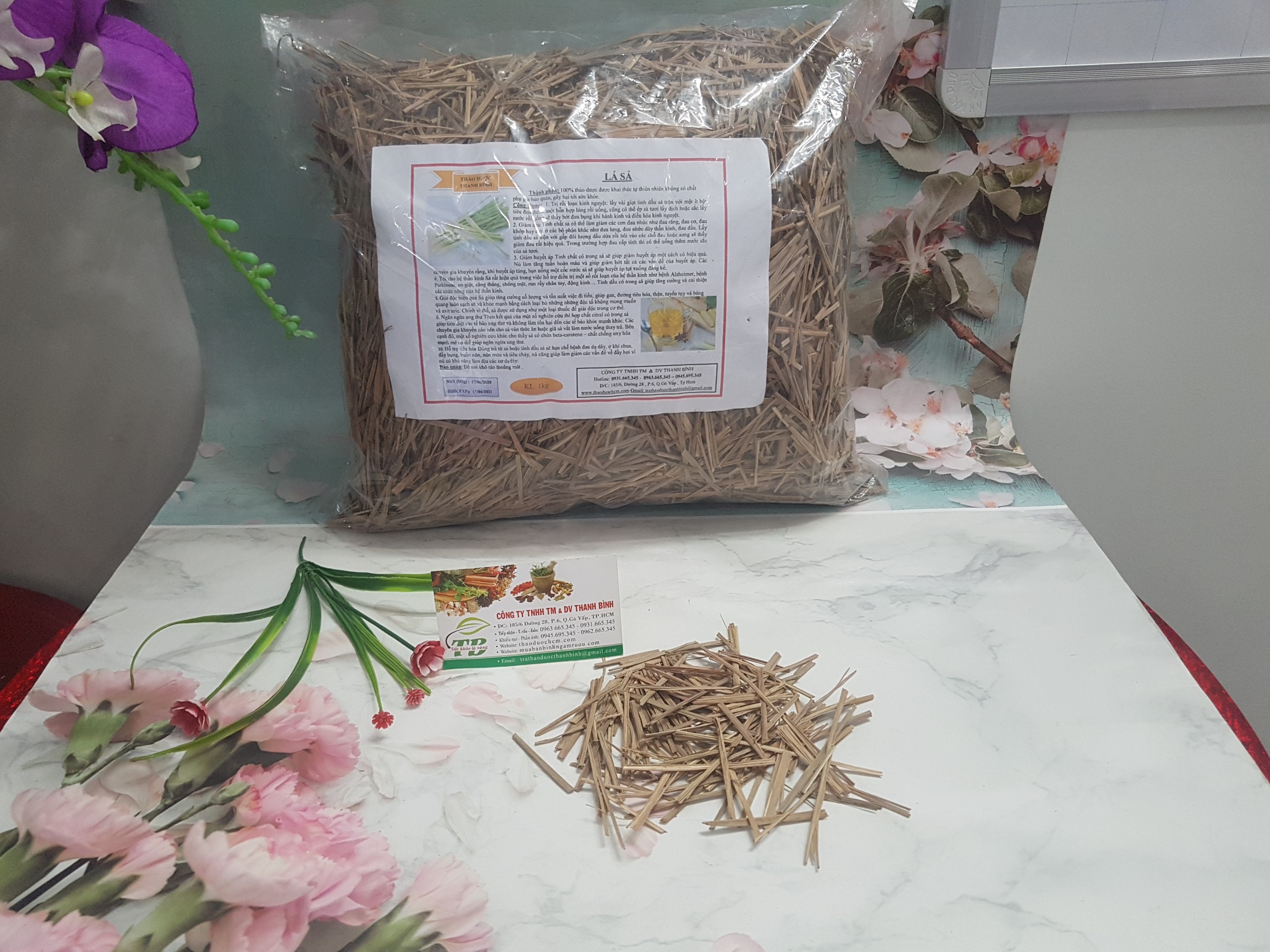 Lá Sả Khô 100G - Hàng Công Ty Chất Lượng