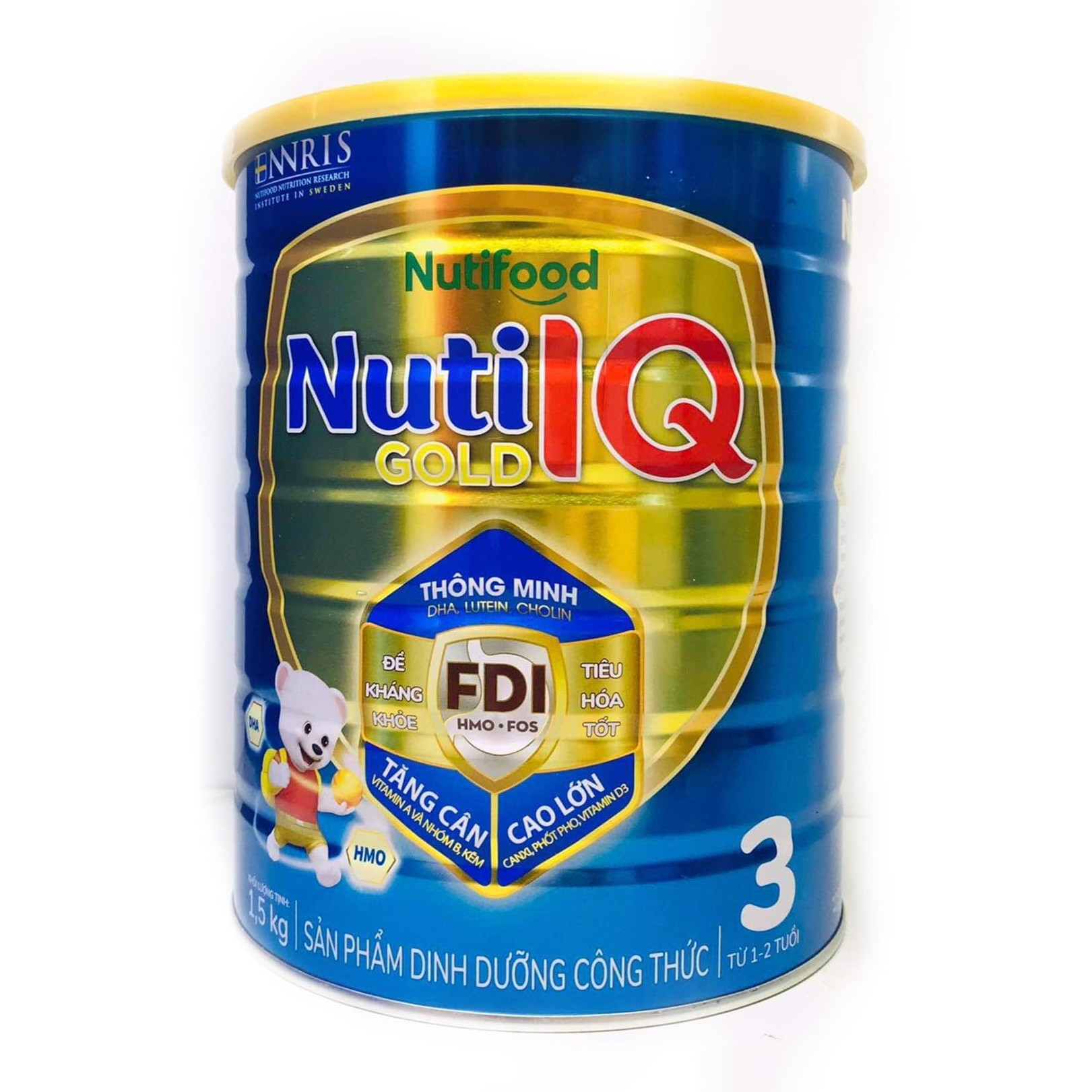 Sữa bột Nuti IQ gold số 3 1.5kg (từ 1-2 tuổi)