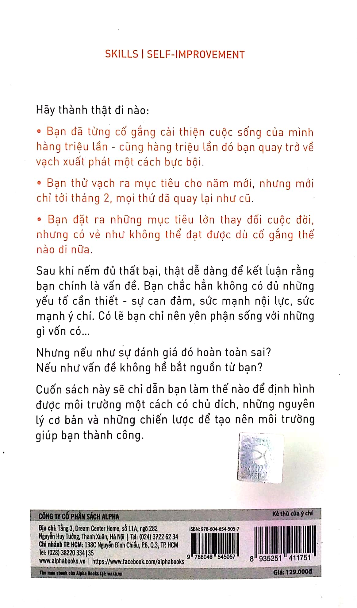 Sách - Kẻ Thù Của Ý Chí
