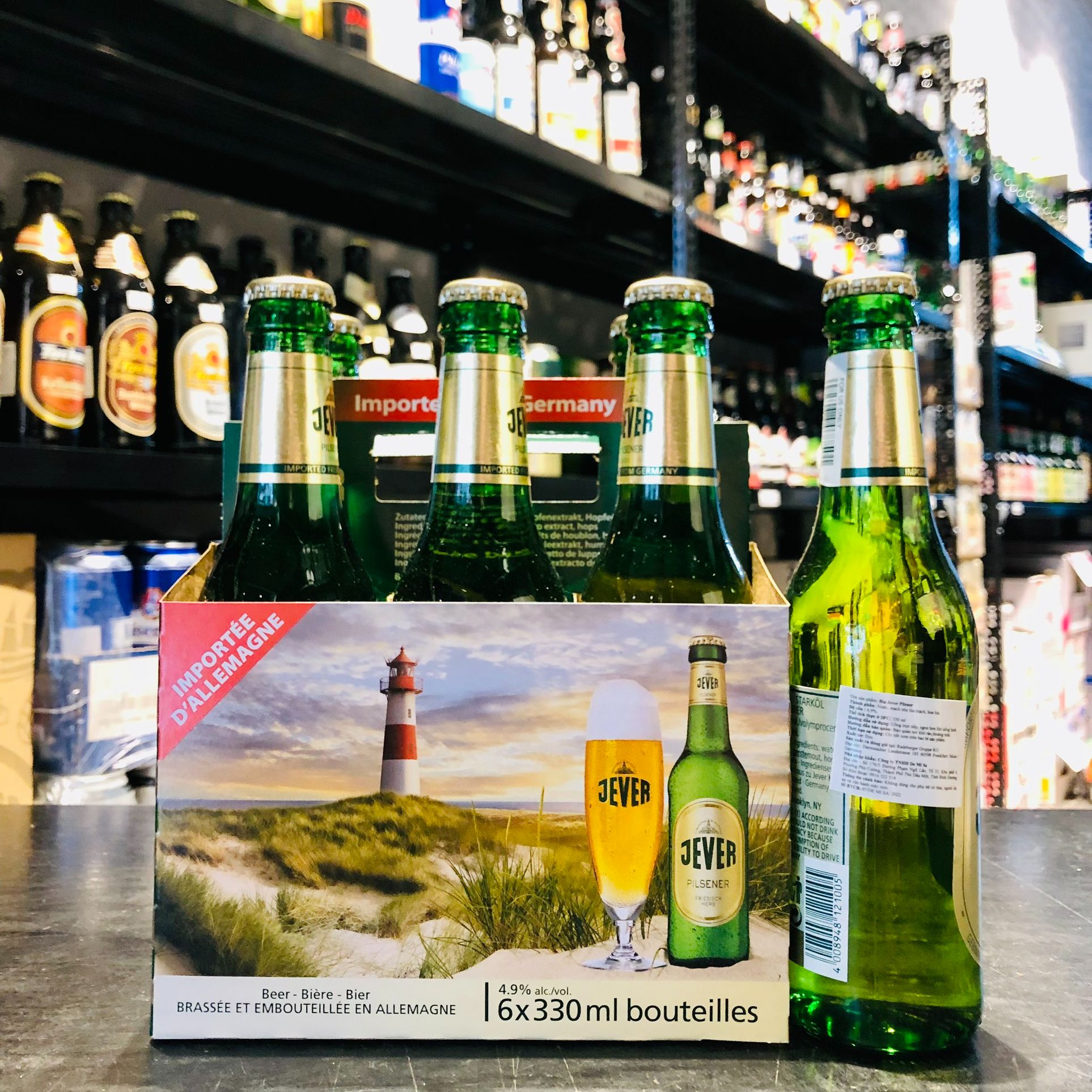 Bia nhập Đức Jever Pilsner 4.9% Chai 330ml