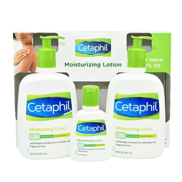 Set 3 Dưỡng Thể Cetaphil Moisturizing Lotion – Mỹ