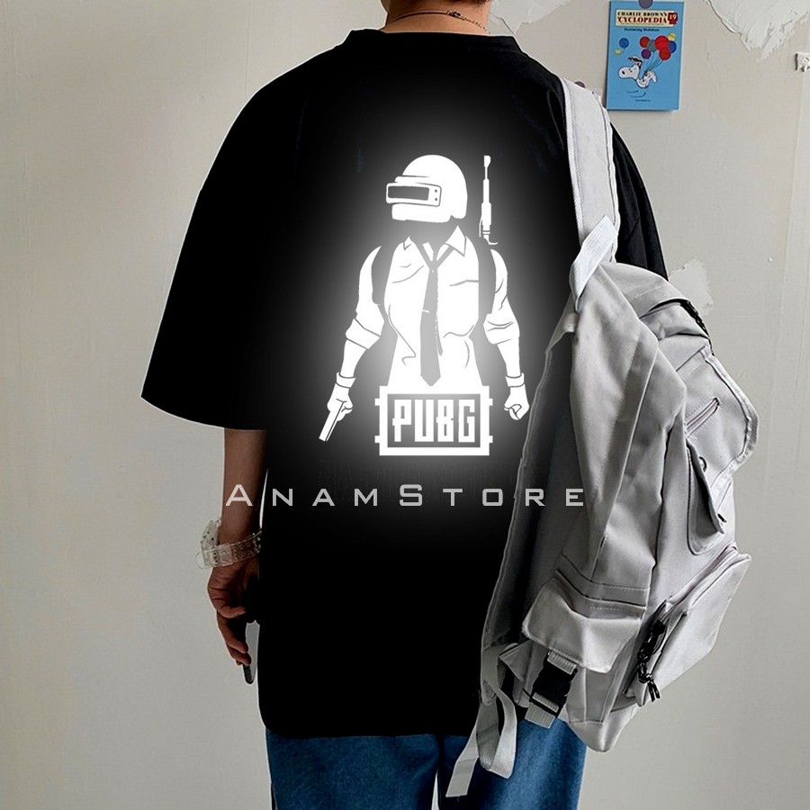 [HCM]Áo thun Tay lỡ phản quang Nam Nữ PUBGG