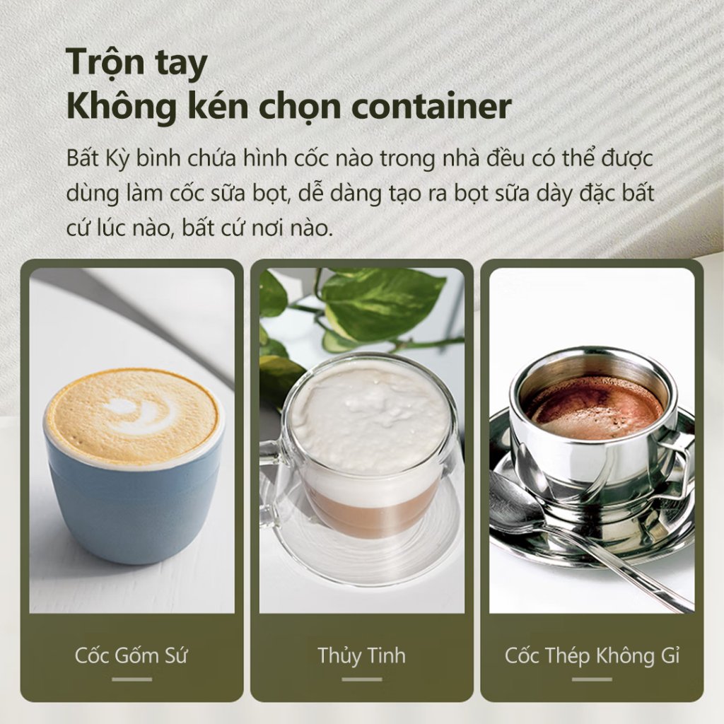 Xiaomi Youpin Máy Đánh Sữa Tạo Bọt Cà Phê Circle Joy