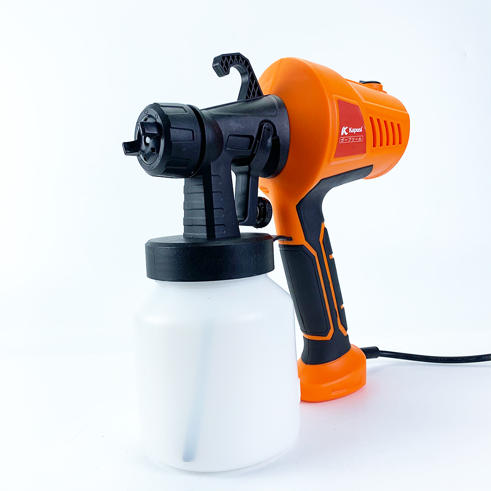 [Ảnh thật] [Chính hãng] MÁY PHUN SƠN ĐIỆN CẦM TAY KAPUSI JAPAN 500W, BẢO HÀNH 12 THÁNG, TỐC ĐỘ PHUN 650ML/PHÚT, ĐƯỜNG KÍNH VÒI PHUN 2.5MM, MÁY PHUN SƠN TIÊU CHUẨN NHẬT BẢN