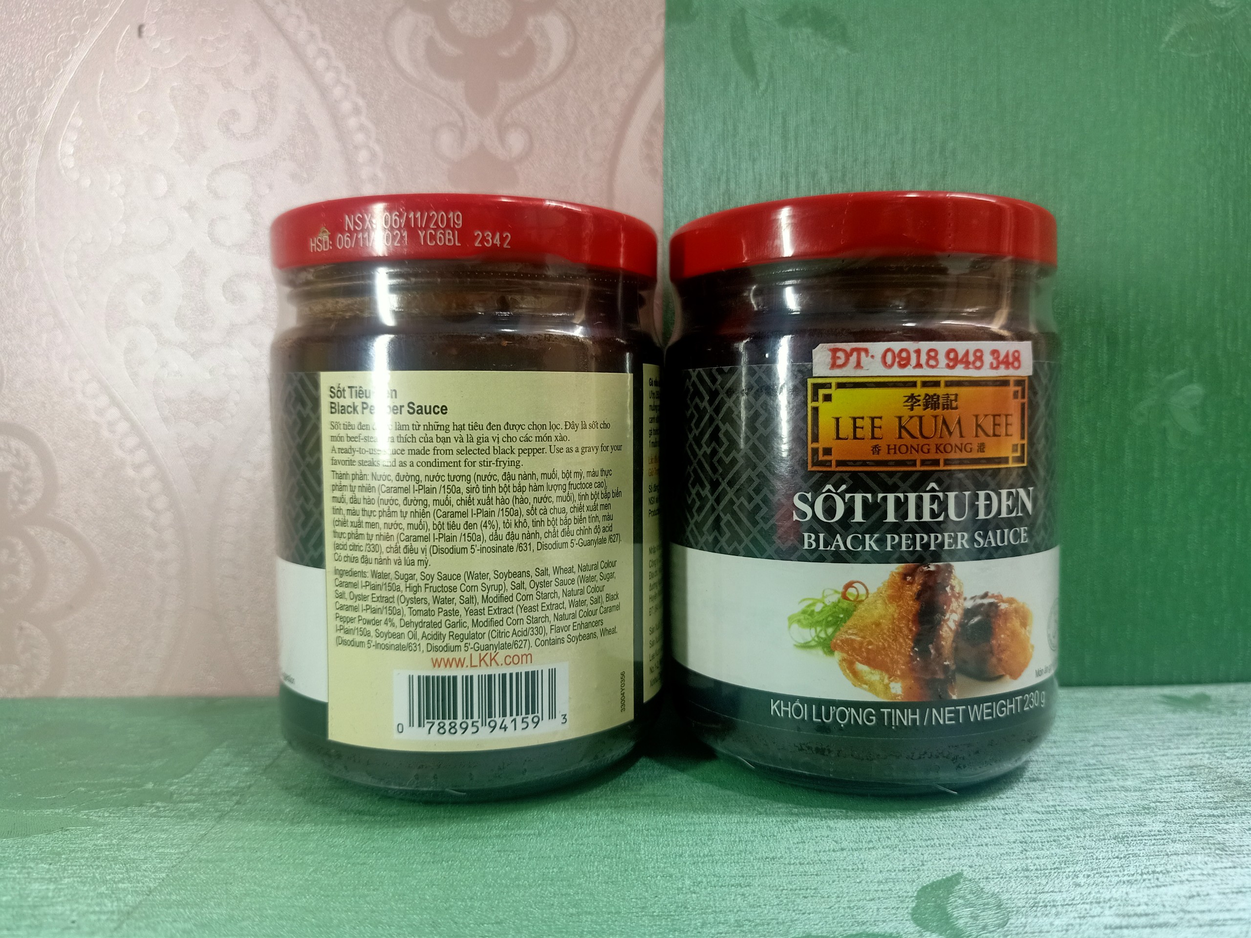 Sốt Tiêu Đen Lee kum kee 230g