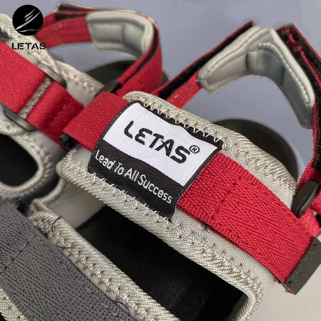 Sandal Nữ,Nam Đế Cao Letas D1001 Đỏ Tro