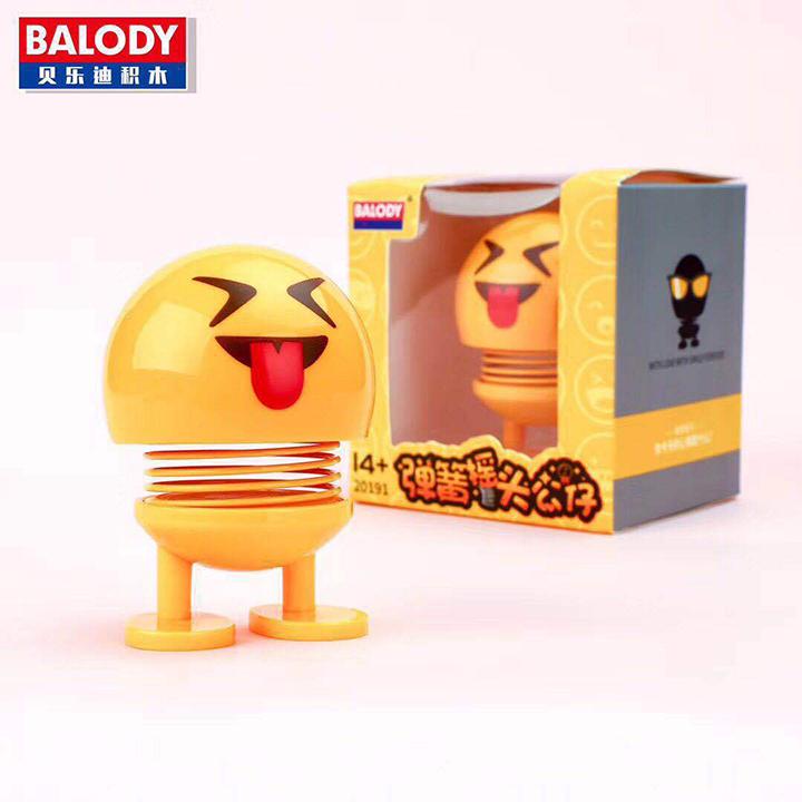 ( Mua 5 tặng 1 ) ĐƯỢC CHỌN MẪU - Lật Đật Icon Emoji Lò Xo Nhún Đồ Chơi Xả Stress