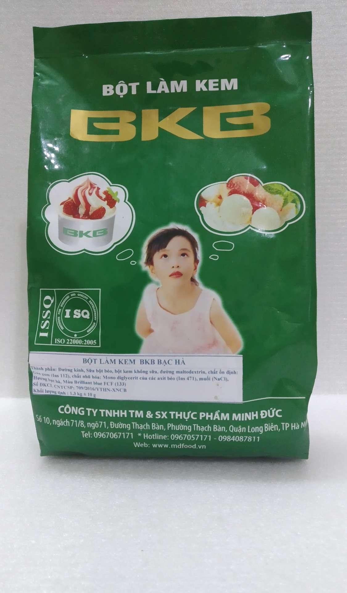 bột kem tươi ốc quế vị bạc hà