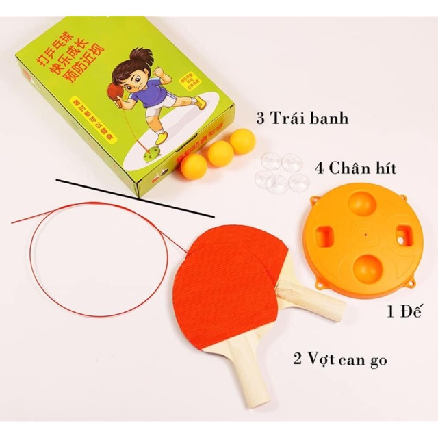BỘ BÓNG BÀN luyện phản xạ LOẠI 1