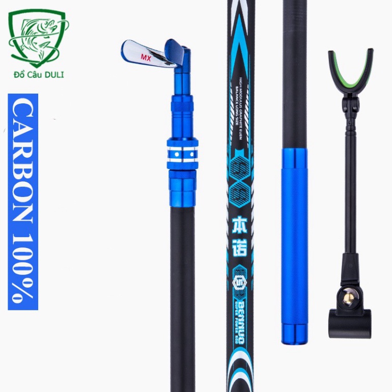 Gác cần câu đài, chống cần câu đài carbon cao cấp kk-14