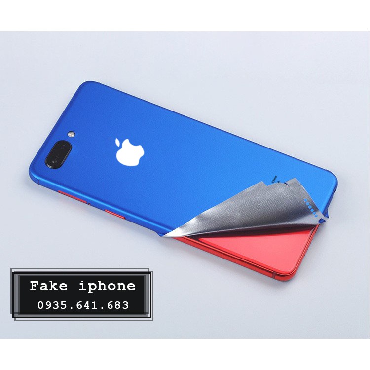 miếng dán skin oppo A3s giả iphone 7 plus