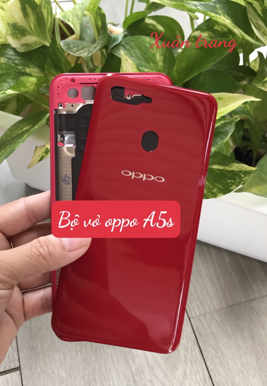 Bộ Vỏ Sườn Oppo A5s Zin Hàng Cao Cấp (kèm phím+kính camera)