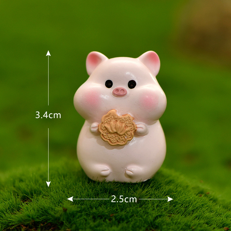 Phụ kiện trang trí tiểu cảnh: 12 con giáp phiên bản chibi