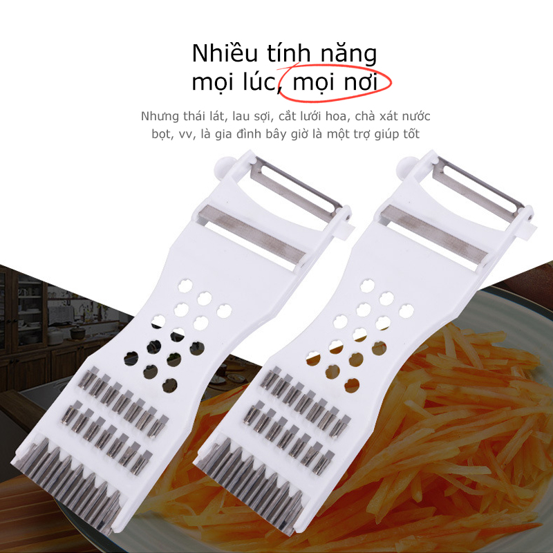 6 in 1 multi-functional stainless steel squeezer scraper blade quickly convenient fruits scraper-Lumbley