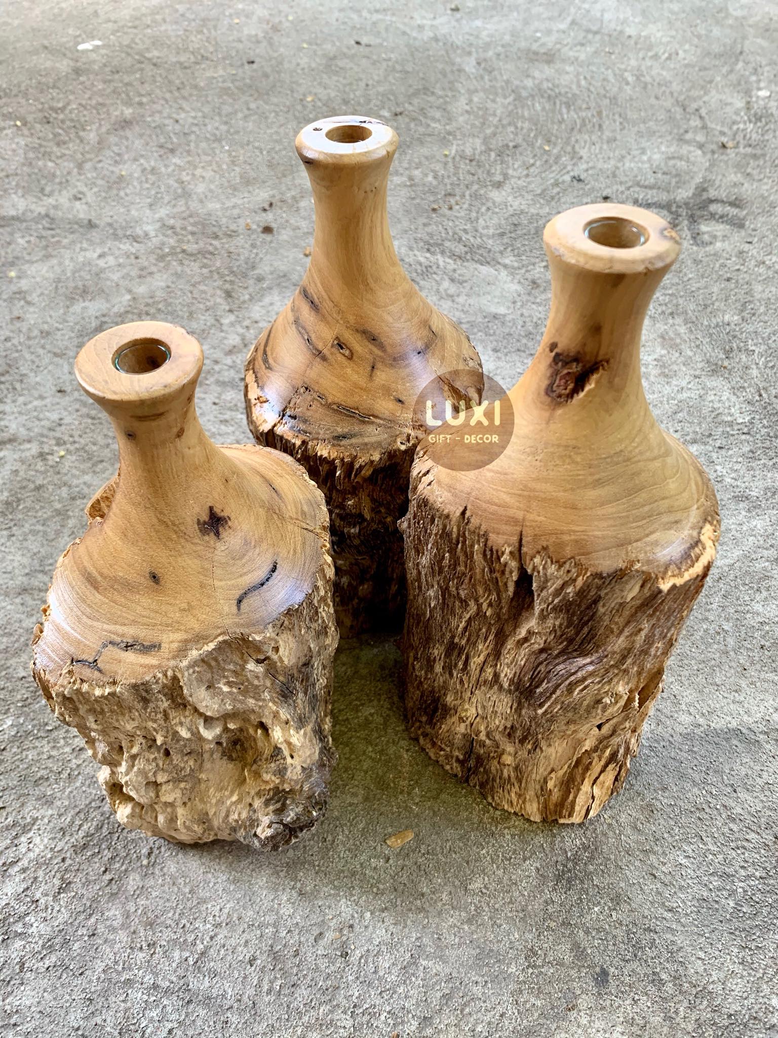 BÌNH HOA GỖ - DECOR