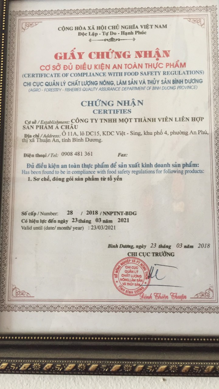 TỔ YẾN VÀNG ANGKO (100g)