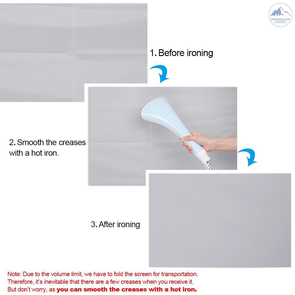 Màn chiếu cao cấp, màn chiếu hỗ trợ tương phản cao 100 inch