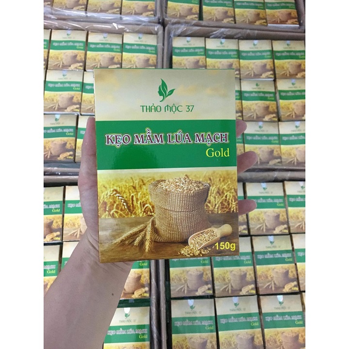 1 HỘP KẸO MẦM LÚA MẠCH GOLD THẢO MỘC 37 .
