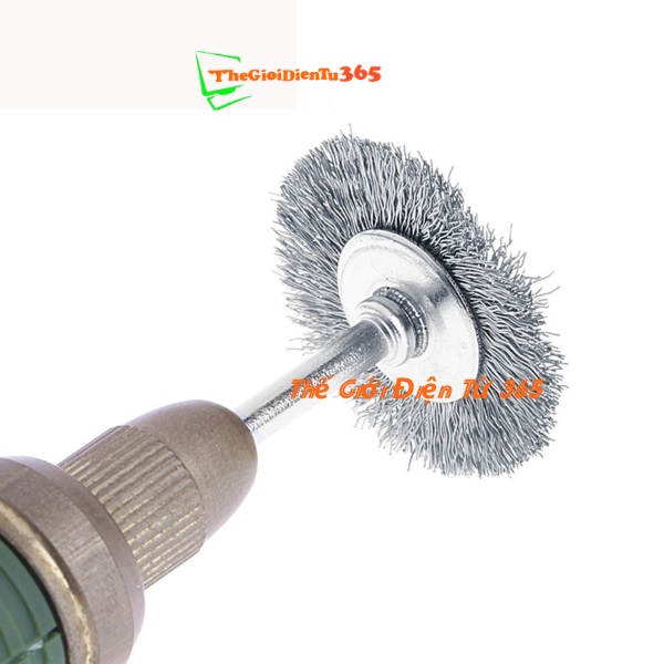 CHỔI ĐÁNH BÓNG, ĐÁNH GỈ CHO MÁY MÀI TRỤC 3MM