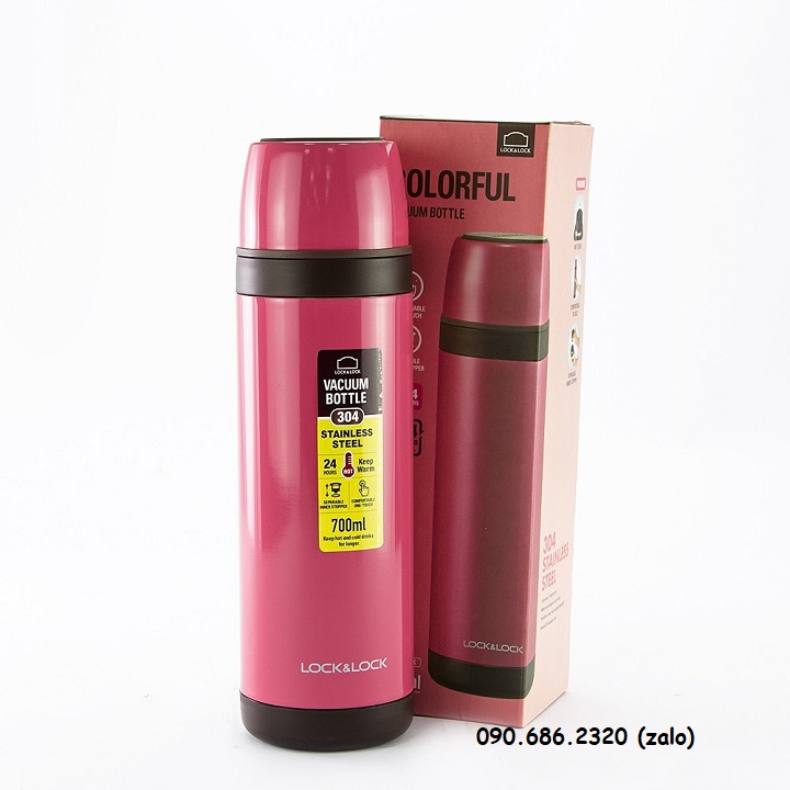 bình giữ nhiệt lock&lock - bình giữ nhiệt inox 700ml