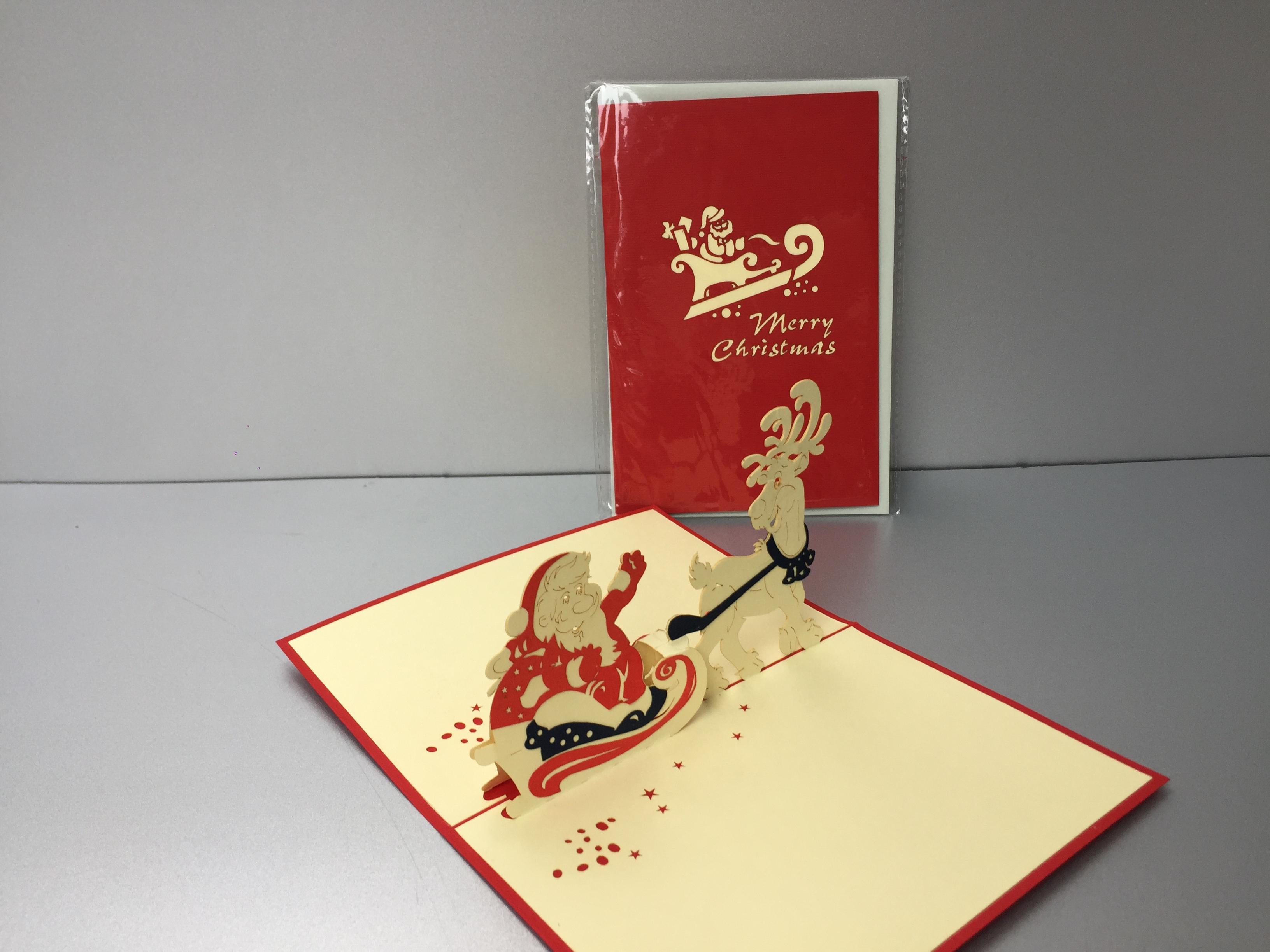 Santa 8 - Noel - 3D Card