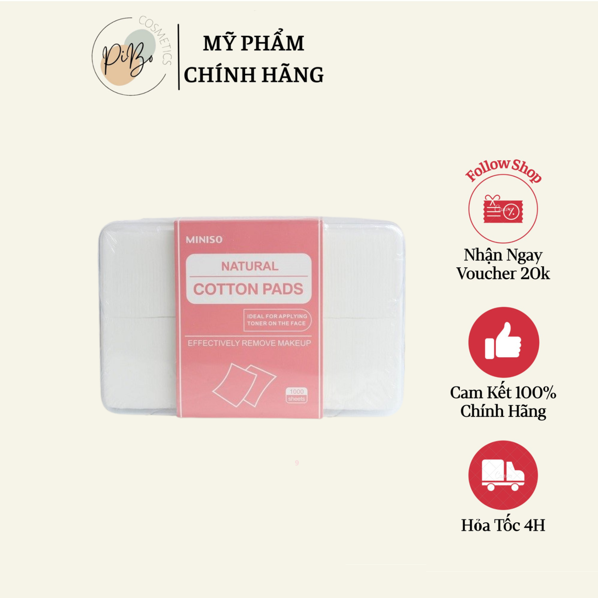BÔNG TẨY TRANG MINISO Nhật Bản
