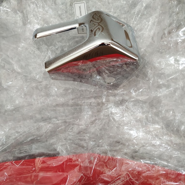 Ốp cóc phuộc honda air blade ab 2013, 2014, 2015, 2016, 2017, 2018, 2019, 2020, 2021, sh mode 2013 - 2019, vario - crom - mt 2022