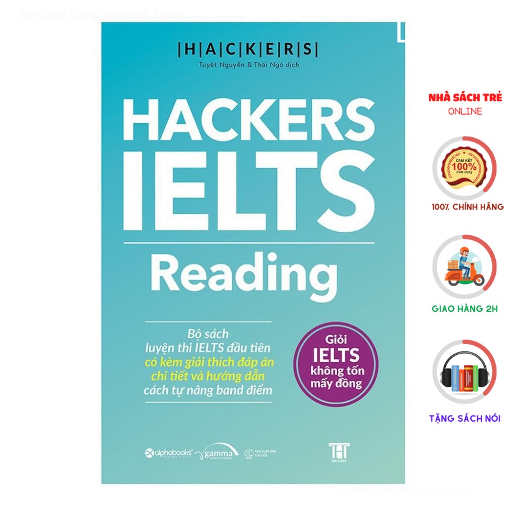 Sách Alphabooks - Hackers Ielts Reading