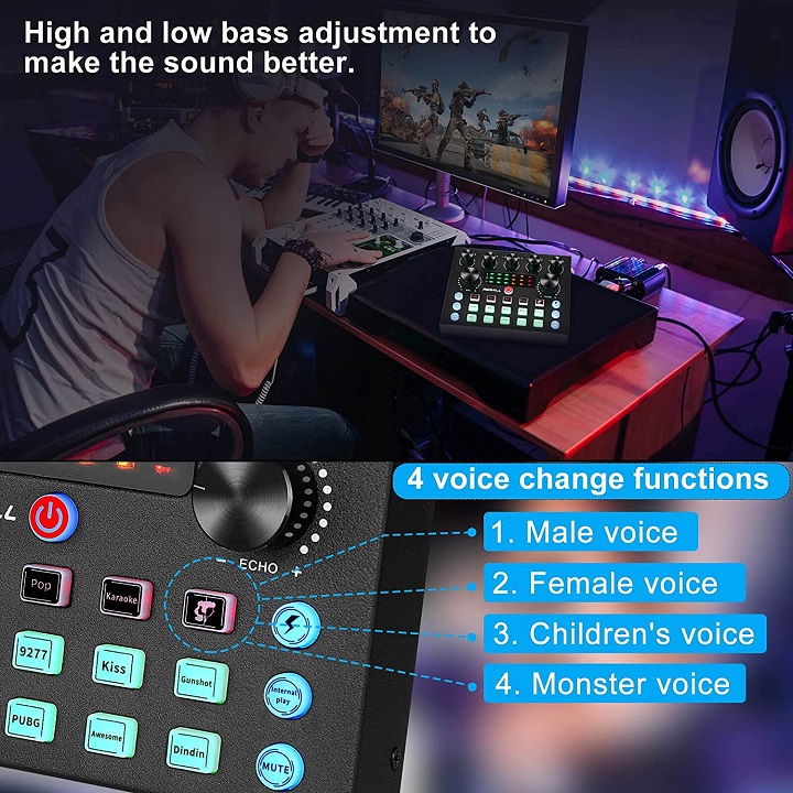 Sound Card Thu Âm V8