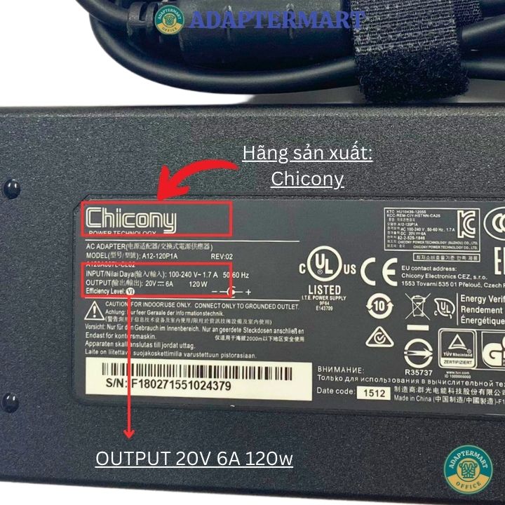 Bộ sạc laptop msi gf63 thin 11uc 11uc-261 11ud-260 11uc-263 20v hàng zin hãng