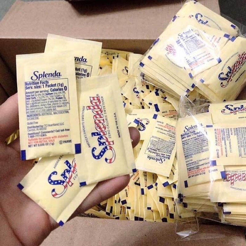 Combo 100 gói đường ăn kiêng SPLENDA