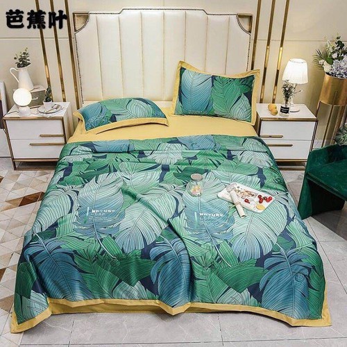 Chăn lụa thái cao cấp 2m*2m3 mềm mịn, mát - Chăn lụa thái cho mùa hè - Mền lụa thái, chăn trần hè phong cách hiện đại ( Hàng chất lượng )