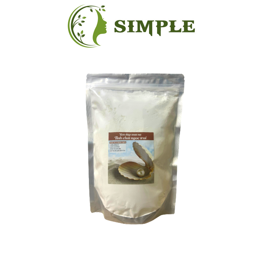 Mặt nạ bột ngọc trai đắp mặt trắng sáng da se khít lỗ chân lông bột nạ spa gói 1kg