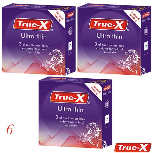Combo 6 hộp bao cao su Kéo dài thời gian PerformaX + Ultra Thin Siêu Mỏng