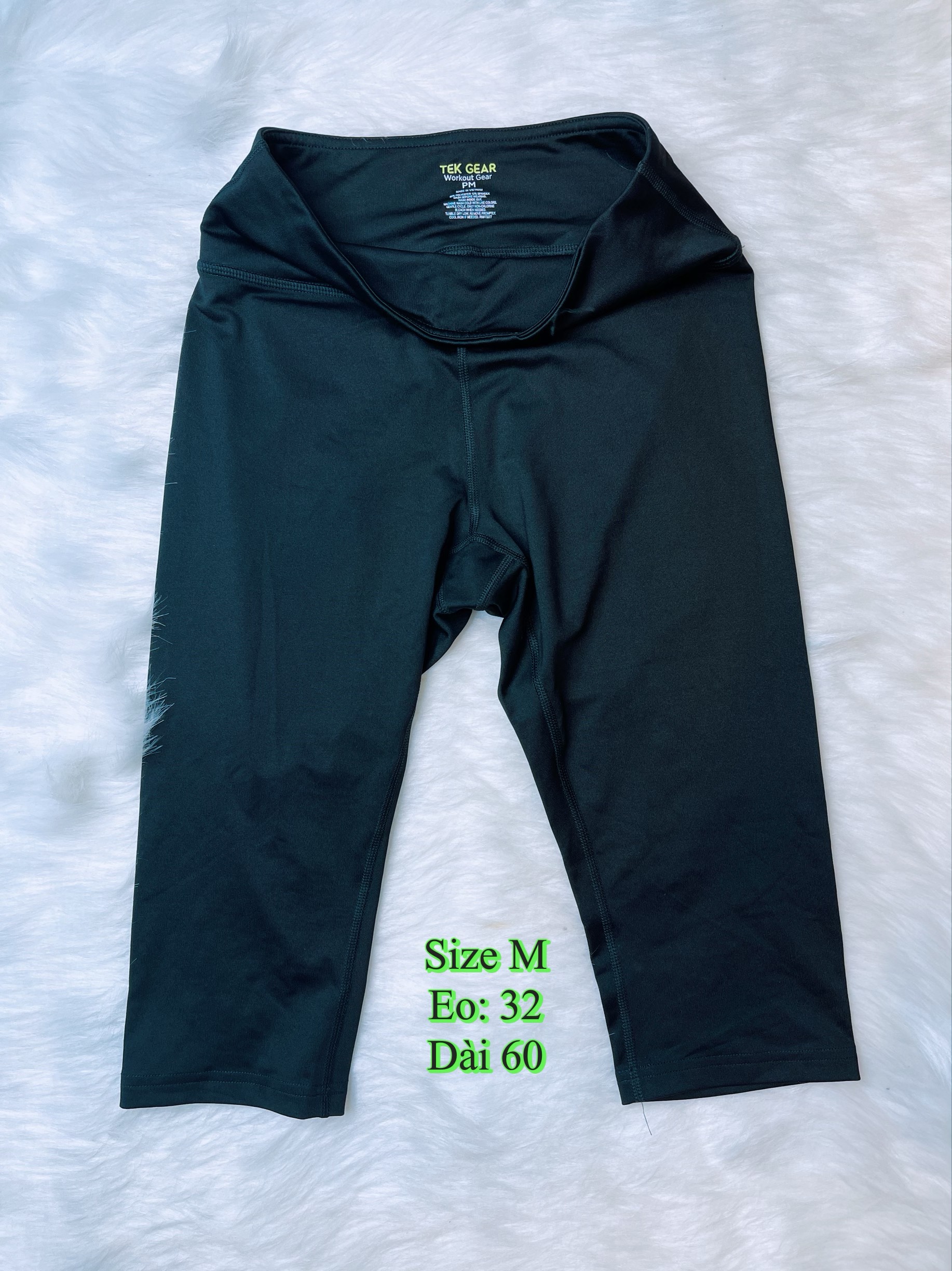 Quần tập lửng Tek gear Pocket Capri legging SIZE M