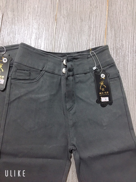 Quần Skinny Khuy Đôi Nữ