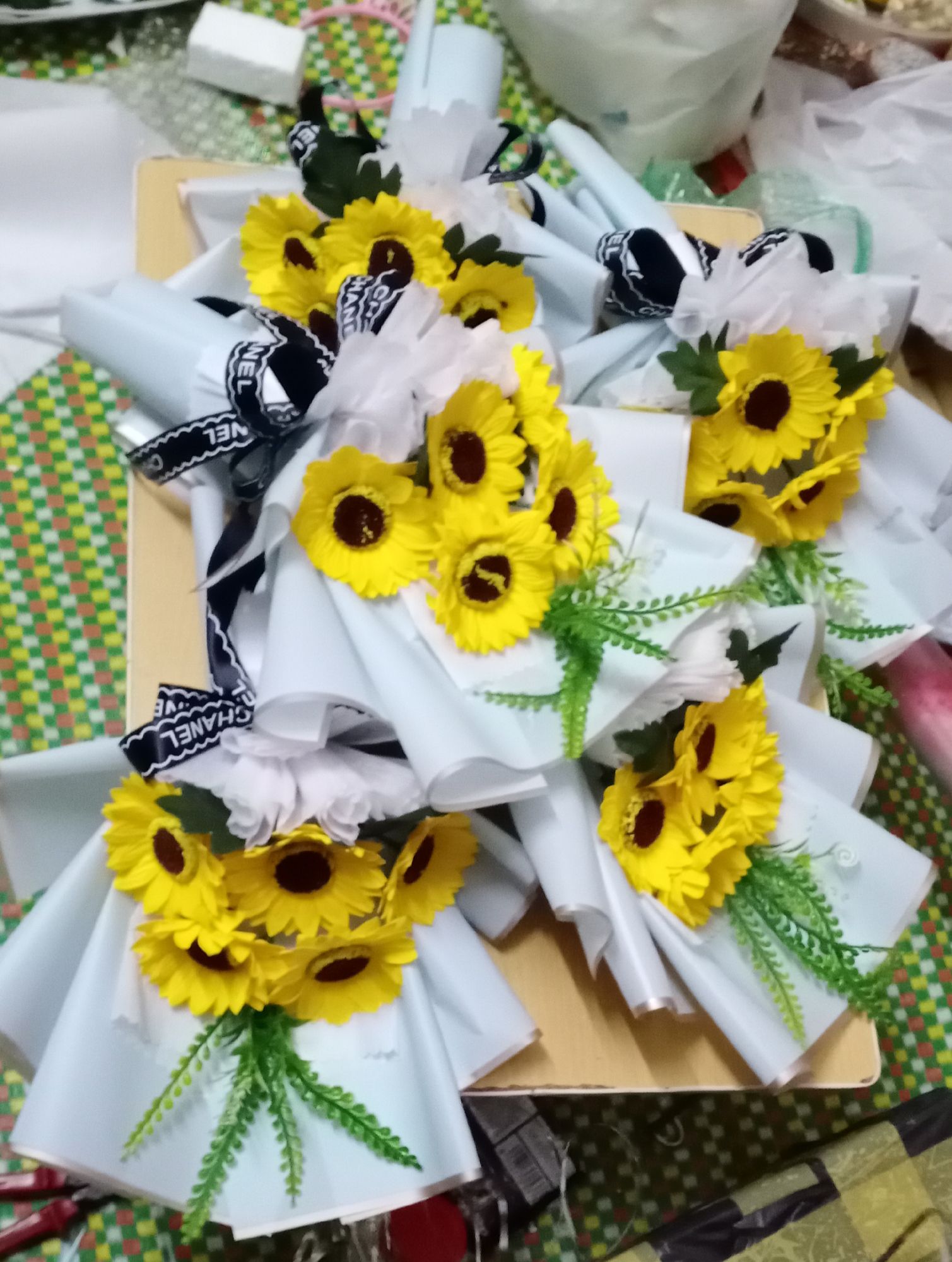 Bó hoa hướng dương sáp thơm MS 05N