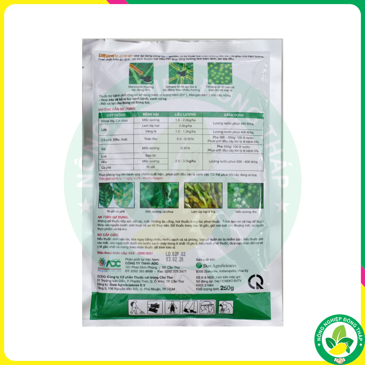 Dithane M-45 80WP gói 250g
